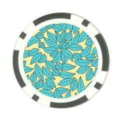 Leaves Dried Leaves Stamping Poker Chip Card Guard