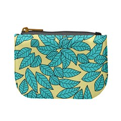 Leaves Dried Leaves Stamping Mini Coin Purse
