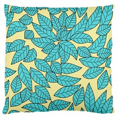 Leaves Dried Leaves Stamping Large Cushion Case (One Side)