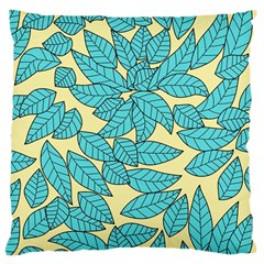 Leaves Dried Leaves Stamping Large Cushion Case (Two Sides)