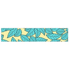 Leaves Dried Leaves Stamping Small Flano Scarf by Nexatart