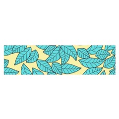 Leaves Dried Leaves Stamping Satin Scarf (Oblong)