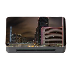 Hong Kong At Night Skyline Memory Card Reader With Cf