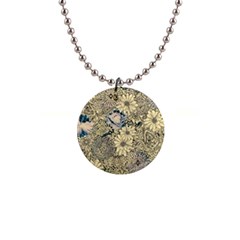 Abstract Art Artistic Botanical Button Necklaces