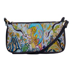 Supersonic Volcanic Moonship Shoulder Clutch Bag by chellerayartisans