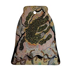 Lizard Volcano Bell Ornament (two Sides) by chellerayartisans