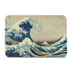 The Classic Japanese Great Wave Off Kanagawa By Hokusai Plate Mats by PodArtist