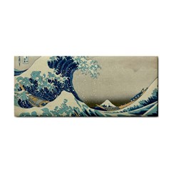 The Classic Japanese Great Wave Off Kanagawa By Hokusai Hand Towel by PodArtist