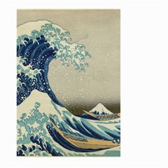 The Classic Japanese Great Wave Off Kanagawa By Hokusai Large Garden Flag (two Sides) by PodArtist