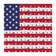 Usa Flag Halloween Holiday Nightmare Stripes Medium Glasses Cloth (2-side)