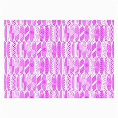 Bright Pink Colored Waikiki Surfboards  Large Glasses Cloth by PodArtist