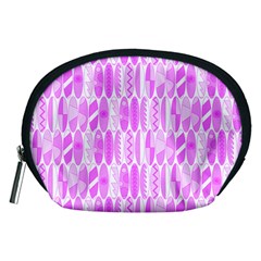 Bright Pink Colored Waikiki Surfboards  Accessory Pouch (medium) by PodArtist