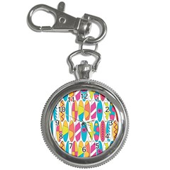 Mini Rainbow Colored Waikiki Surfboards  Key Chain Watches by PodArtist