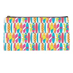 Rainbow Colored Waikiki Surfboards  Pencil Cases by PodArtist