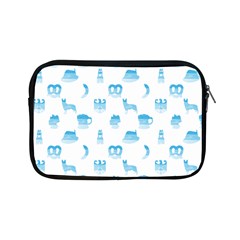 Oktoberfest Bavarian October Beer Festival Motifs In Bavarian Blue Apple Ipad Mini Zipper Cases by PodArtist