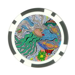 Universe Angel Poker Chip Card Guard (10 Pack) by chellerayartisans