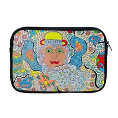 Cosmic Moon Angel Apple Macbook Pro 17  Zipper Case by chellerayartisans