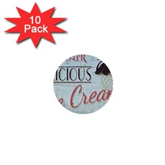 Delicious Ice Cream 1  Mini Buttons (10 Pack)  by snowwhitegirl