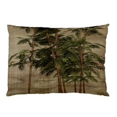 Vintage Bamboo Trees Pillow Case (two Sides) by snowwhitegirl