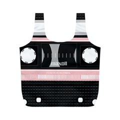 Pink Compact Cassette Full Print Recycle Bag (m)