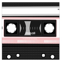 Pink Compact Cassette Large Satin Scarf (square)