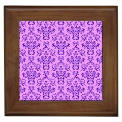 Victorian Violet Framed Tiles by snowwhitegirl