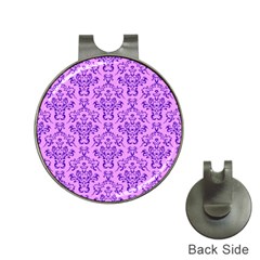 Victorian Violet Hat Clips With Golf Markers