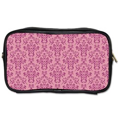 Victorian Pink Ornamental Toiletries Bag (one Side) by snowwhitegirl