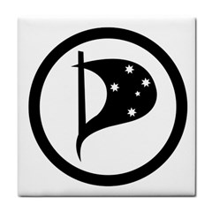 Logo Of Pirate Party Australia Tile Coasters by abbeyz71