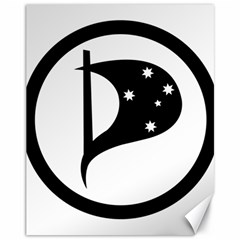 Logo Of Pirate Party Australia Canvas 11  X 14  by abbeyz71