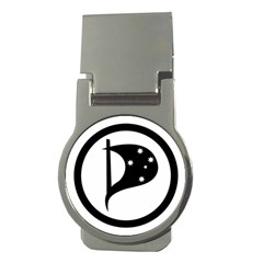 Logo Of Pirate Party Australia Money Clips (round)  by abbeyz71