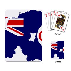 Flag Map Of Government Ensign Of Northern Ireland, 1929-1973 Playing Cards Single Design by abbeyz71