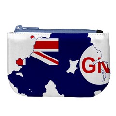 Flag Map Of Government Ensign Of Northern Ireland, 1929-1973 Large Coin Purse by abbeyz71