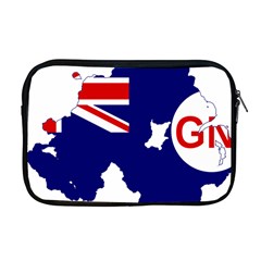 Flag Map Of Government Ensign Of Northern Ireland, 1929-1973 Apple Macbook Pro 17  Zipper Case by abbeyz71