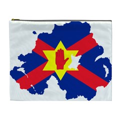 Ulster Nationalists Flag Map Of Northern Ireland Cosmetic Bag (xl) by abbeyz71