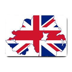 Union Jack Flag Map Of Northern Ireland Small Doormat  by abbeyz71