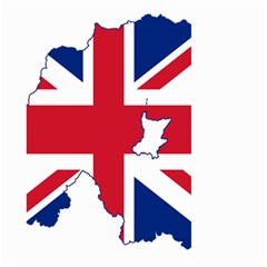 Union Jack Flag Map Of Northern Ireland Large Garden Flag (two Sides) by abbeyz71