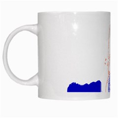 Flag Map Of New York City White Mugs by abbeyz71