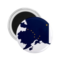 Flag Map of Alaska 2.25  Magnets