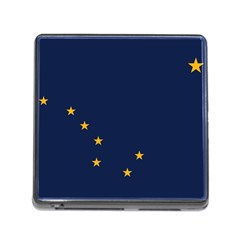 Flag Of Alaska Memory Card Reader (square 5 Slot) by abbeyz71