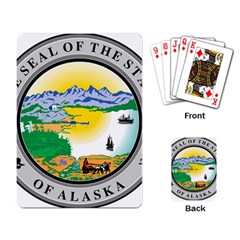 State Seal Of Alaska  Playing Cards Single Design by abbeyz71