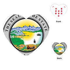 State Seal Of Alaska  Playing Cards (heart) by abbeyz71