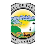 State Seal of Alaska  Memory Card Reader (Rectangular) Front