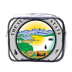 State Seal Of Alaska  Mini Toiletries Bag (one Side) by abbeyz71