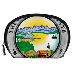 State Seal Of Alaska  Accessory Pouch (large) by abbeyz71