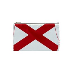 Flag Map Of Alabama Cosmetic Bag (small) by abbeyz71