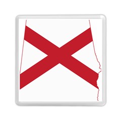 Flag Map Of Alabama Memory Card Reader (square) by abbeyz71