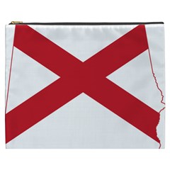 Flag Map Of Alabama Cosmetic Bag (xxxl) by abbeyz71