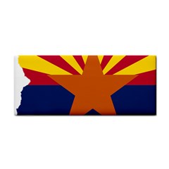 Flag Map Of Arizona Hand Towel by abbeyz71