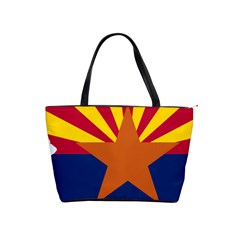 Flag Map Of Arizona Classic Shoulder Handbag by abbeyz71